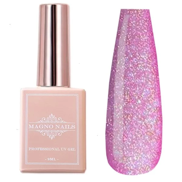 UV Gel - Holographic Cat Eye - 4504 - Unicorn Pink